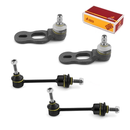 Metrix Premium Chassis Parts - 4 PC Front L/R Sway Bar Stabilizer End Link & Front Upper L/R Ball Joint Kit Fits 98-02 Ford Crown Victoria, 98-02 Lincoln Town Car, Mercury Grand Marquis, K8953, K8678