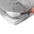 thumbnail image 5 of Sherry Kline Sherpa Couch Style - 3-Sides Bumper Dog Bed - Grey, 5 of 5