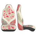 thumbnail image 2 of LAKIMCT Pattern Patchwork Car Seat Covers Vehicle Front Seat Covers Universal Fit Seat Protector, 2 of 9