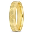 thumbnail image 3 of Everly Men's 14k Yellow Gold Wedding Ring, 3 of 8