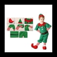 thumbnail image 2 of Disfraz de Navidad Familiar para NiñOs y Adultos, Disfraz de Duende NavideñO, Traje de Papá , Disfraz de Duende Divertido, Fiesta de Cosplay de 130CM, 2 of 5