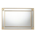 thumbnail image 3 of Baxton Studio Iara Modern Glam and Luxe Antique Goldleaf Finished Wood Accent Wall Mirror, 3 of 5