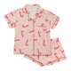 thumbnail image 4 of HITIME Pijama Navideña para Mujer de Seda de Leche Talla 2XL, Conjunto de Short y Playera, Tela Ultra Suave y Transpirable, Comodidad de Lujo para Dormir o Lounge, 4 of 8