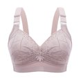 thumbnail image 2 of asdoklhq Sports Bras for Women,And Large Non-ring Side Wrap Bra Large Chest Show Small Bra Bra, 2 of 3