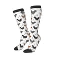 thumbnail image 2 of Daiia Sports Socks Retro Rooster Printed Novelty Crew Socks for Men Women Knee High Socks Cotton Socks Soft & Breathable Support Unisex Socks, 2 of 9