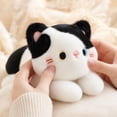 thumbnail image 3 of Siamese Cat Plush Toys Cute Lying Fluffy Kitten Stuffed Animal Soft Sleeping Pillow Long Lasting Plush Material Comfortable Cuddly Companion for Nap Playtime Home Decor Kids and, 3 of 7