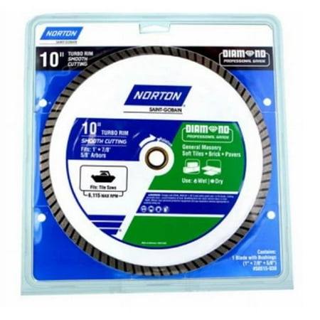 Ali Industries 241445 10 in. Turbo Rim Diamond Saw Blade