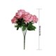 thumbnail image 2 of Bearachild Ramo de rosas artificiales de 10 cabezas, decoración de simulación, centro de de oficina en casa, rosa falsa Flores artificiales Rosa oscuro Bearachild HA7033-05B, 2 of 5