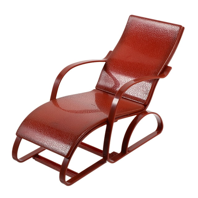 MOVTOTOP Mini Chaise de Plage Jouet Petite Poupée Chaise de Plage pour Enfants Jeu de Simulation 1 Ensemble