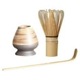 thumbnail image 2 of GROWTH TANK 3 in 1 Matcha Ceremony Set Ceramic Whisk Holder Matcha Whisk for Matcha Ceremony Glaze White, 2 of 9