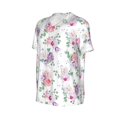 thumbnail image 2 of Rocae Rose Flower B for Breathable Men's Baseball T-Shirt Fashionable Casual Baseball Jersey, Moisture-wicking Sportswear Small, 2 of 9