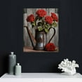 thumbnail image 4 of JRXY Red Rose Canvas Wall Art: Rustic Black White Flower Framed Bedroom Decor - Vintage Vase Picture Home Decoration Farmhouse Print Artwork for Living Room Kitchen  pattern3, 4 of 4