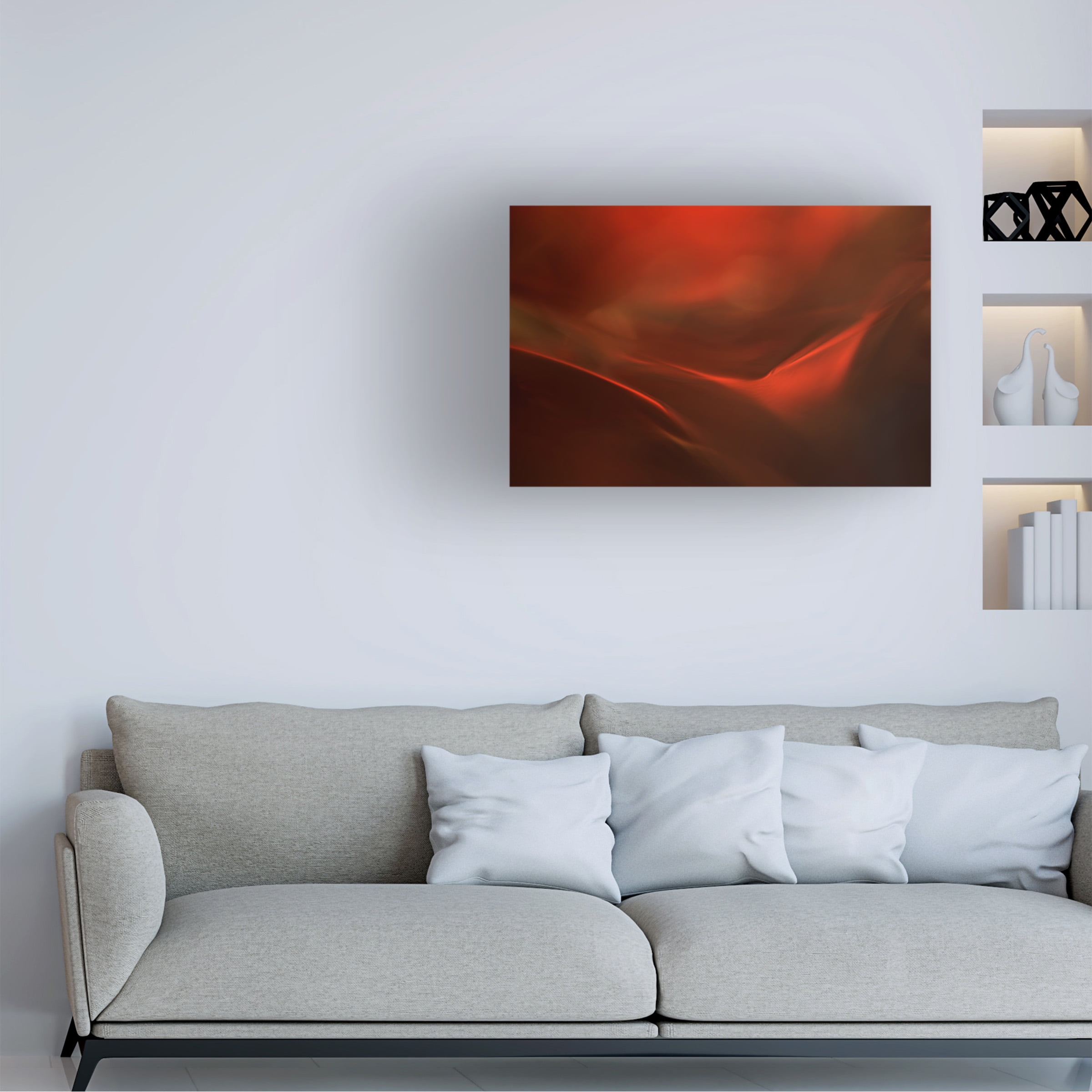 Heidi Westum 'The Red Valley' Canvas Art