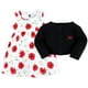 thumbnail image 3 of Hudson Baby Conjunto De Cárdigan Y Algodón Para Niñas Vestido Informal Poppy Daisy 3T Us, 3 of 3