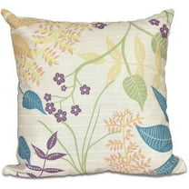 Simply Daisy 16" x 16" Botanical Floral Print Pillow