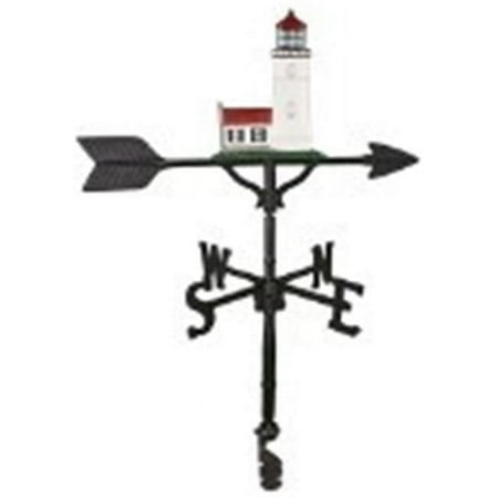 Montague Metal Products WV-292-NC 200 Series 32 In. Color Cottage Lighthouse Weathervane
