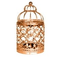 thumbnail image 2 of Off Promotions! Nomeni Candle Holder European Style Metal Craft Bird Cage Candle Holder Rose Gold, 1X Candle Holder (Candle Not Included) Clearance Sale Rose Gold, 2 of 2