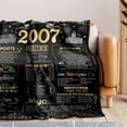 thumbnail image 3 of Sweet 16th Birthday Gifts for Girls 16th Gifts for Boys Sweet 16th Birthday Gifts Ideas for Girls Daughter Son Sister Bestie 16th Birthday Decorations Back in 2007 Throw Blanket 60Lx50W Inch, 3 of 6