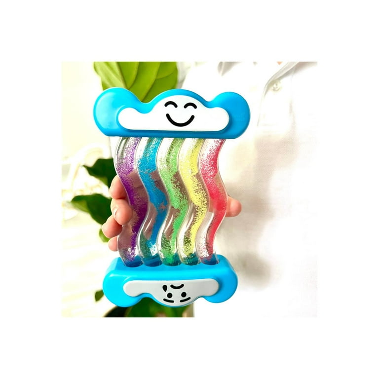 hand2mind Rainbow Sensory Fidget Tubes, Emotion Theme photo 8