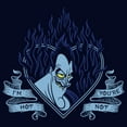 thumbnail image 2 of Junior's Hercules Hades I'm Hot You're Not  Graphic Tee Navy Blue Small, 2 of 3