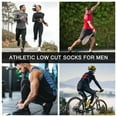thumbnail image 5 of LOOIKOOS 12 Paris Mens/Women Ankle socks Breathable Casual Low Cut Socks For Men/Women With Heel Tab, 5 of 5