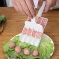 thumbnail image 2 of Albóndiga de cocina creativa, juego para hacer albóndigas DIY, herramientas de cocina casera para preparar rápidamente masa para galletas o sorbete, 2 of 5