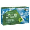 Seventh Generation Free & Clear Natural Fabric Softener Sheets - Pack of 12