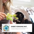 thumbnail image 3 of Miangastore 1pc Rabbit Foraging Mat Funny Interactive Nose Work Small Animal Feeding Mat, 3 of 9