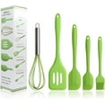 thumbnail image 1 of Silicone Kitchen Utensil Set, 5pcs Cooking Utensils Silicone Cooking Utensils Cooking Supplies Kitchen Tools Silicone Cooking Tools for Cooking Kitchen Gadgets Tools (Pink), 1 of 8
