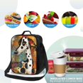 thumbnail image 4 of Lsque Abstract Dalmatian Art Lunch Bag Lunch Box for Women Men Reusable Insulated Lunch Tote Bag,Leakproof Thermal Cooler Sack Food Handbags Case High Capacity, 4 of 9