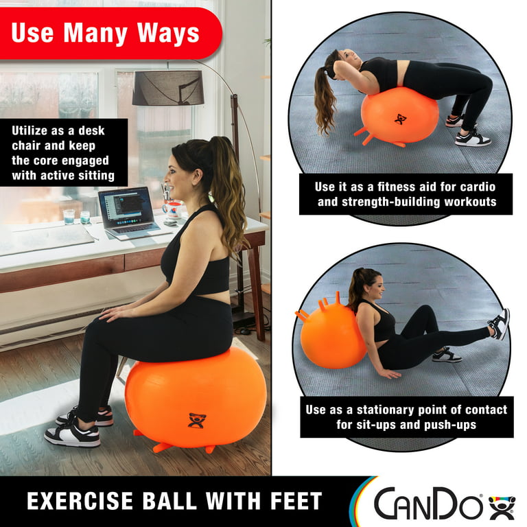 Exercise Ball With Stability Feet 30 In