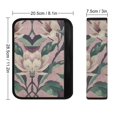 thumbnail image 3 of WYYP Flowers Pink Background Green Leaves Soft Comfort Car Seat Belt Pads Cover 1Pcs, 3 of 5