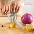 thumbnail image 1 of Awdenio Food slice Assistant Slicers Stainless Steel Vegetable Rack Slicers Meat Slicers, 1 of 8