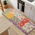 thumbnail image 5 of Pioneer Flower Floral Print Pattern Kitchen Rug Mat,Kitchen Runner Rugs Non Skid Washable,Decorative Kitchen Floor Mats for Kitchen,Sink,Laundry,17"x47.2", 5 of 7