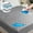 Gray, variant on King Size Mattress Protector, Waterproof Ultrasonic Noiseless Mattress Pad Cover, White Soft Breathable with Deep Pocket 6-18", Fitted Washable Sheet for Bed