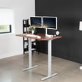 thumbnail image 2 of Escritorio de pie VIVO DESK-KIT-1G5D Electric Memory Dark Walnut, 2 of 9