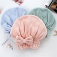 thumbnail image 1 of Vaidha Microfiber Hair Turban Quickly Dry Hair Hat Wrapped Towel Bathing Cap, 1 of 2