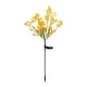 thumbnail image 2 of CaiYueKe Solar Rapeseed Flower Garden Lights, Outdoor Solar Powered LED Lamp for Yard Patio Pathway Landscape, Warm White Decorative Lighting, Stainless Steel Stake, 2 of 6