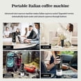 thumbnail image 4 of Portable Electric Espresso Machine Ground Coffee & Capsule Coffee Maker, 7500mAh Cold Brew & Self-Heating Coffee Maker for Camping & Office 26-27s, 4 of 5