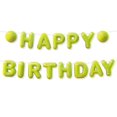 thumbnail image 1 of Pancarta de cumpleaños con temática deportiva de Fukaisu, suministros para fiestas de tenis, 1 of 7