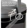 thumbnail image 3 of PetFusion Portable Outdoor Pet Waste Disposal. Innovative Dog Waste Station with Locking Handle, Universal Dog Poop Bag Holder, Complimentary Deodorizer & 5 Waste Bags Incl., 3 of 7
