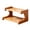 A, variant on Leeye Compact Wooden Cup Holder Organizer, Desktop Mug Storage Rack for Coffee Tea Cups, Countertop Display Stand, Brown, One Size, 1.76 lb
