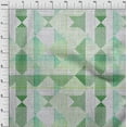 thumbnail image 4 of oneOone Velvet Green Fabric Check Craft Projects Decor Fabric Printed By The Yard 58 Inch Wide, 4 of 4
