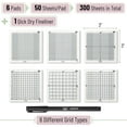 thumbnail image 2 of shiyou-- Transparent Graph Paper Sticky Notes, 6 Pads, 3x3 Inch, Math Paper, Graphing Notes, Grid Notepad, Mini Graph Paper, 2 of 4