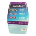 thumbnail image 2 of Speedo Kids Swimming Goggles, Anti-Fog, Silicone Strap Ages 3-10, 3 Pack (Rainbow, Purple, Pink), 2 of 2