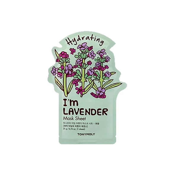 Mascarilla Facial Hidratante Con Lavanda Tony Moly 21 gr