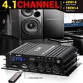 thumbnail image 2 of S-299 4.1 Channel Digital Power Amplifier 5.0 Portable Car and Home Dual-use 4*40W Remote Control Player ,Excellent Heat Dissipation, 2 of 7