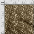 thumbnail image 2 of oneOone Polyester Lycra Dark Olive Green Fabric Florals Sewing Material Print Fabric By The Yard 56 Inch Wide, 2 of 4