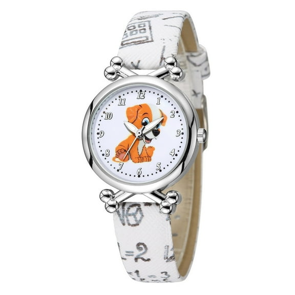Jewelry VerPetridure Cartoons buckle Dazzling Mesh Belt Watch Rubber watch