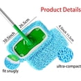 thumbnail image 7 of Mopmate Reusable Mop Pads, Artisticto Reusable Mop Pads, (2/4/6/8pc) Washable Microfiber Chenille Mop Replacement Covers for Multi Floor Surface Wet & Dry Cleaning (2PCS), 7 of 7